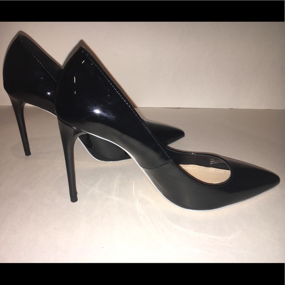zara black high heels